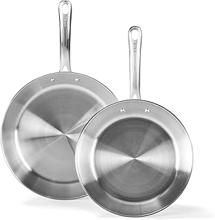T-Fal Stainless Steel Skillet Set