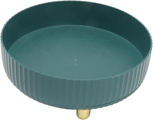 Miniatura 5 de Lazy Susan - Organizador giratorio de gran capacidad, organizador de perfumes de maquillaje antideslizante de gran capacidad, almacenamiento de