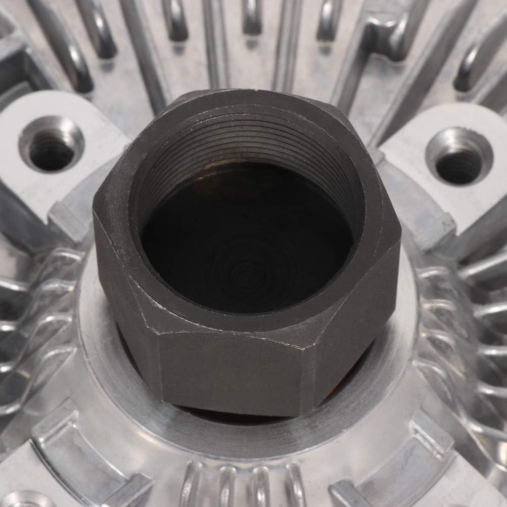 Radiator Cooling Fan Assembly Compatible with 1997-2008 for Ford for F-150 4.2L 1998 1999 2007 2008 for Ford for F-150 4.6L,Radiator Fan Direct Fit Replacement for Engine Cooling Fan & Clutch