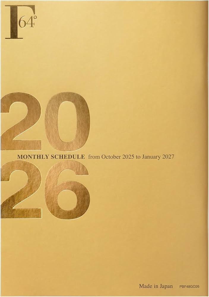 Amazon.co.jp: キョクトウ 手帳 2026年 2025年10月始まり FOBCOOP A5