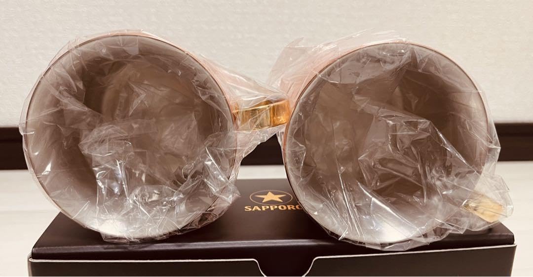 Amazon.co.jp: サッポロ 生ビール 黒ラベル 銅製オリジナルペアグラス 