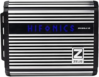 Hifonics ZRX1016.4V2 Zeus ZRX V2 Compact 1000 Watt Super D-Class Full Range Four Channel Amplifier