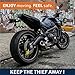 URBAN UR6 Hi-Tech Motorcycle Disc Lock with Smart Alarm | Best Value | 120dB, LED, Warning, A+ Sensitivity, Truly Waterproof, Long-Life CR2 Battery, Carried Locked, Bike Anti Theft Wheel Brake Locks