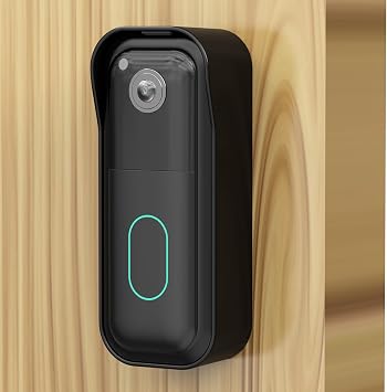 No-Drill Blink Doorbell Mount for All-new Blink Video Doorbell 2nd Gen, Strong Adhesive Doorbell Camera Bracket Not Block Sensor, Anti-Theft Mount for Home, Apartment, Office