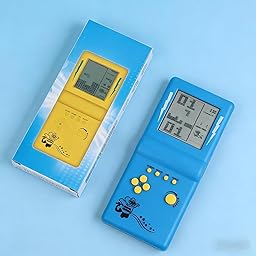 Console Tetris Classic, console portatile retrò con oltre 20 giochi integrati, schermo da 3,5 pollici - Blu