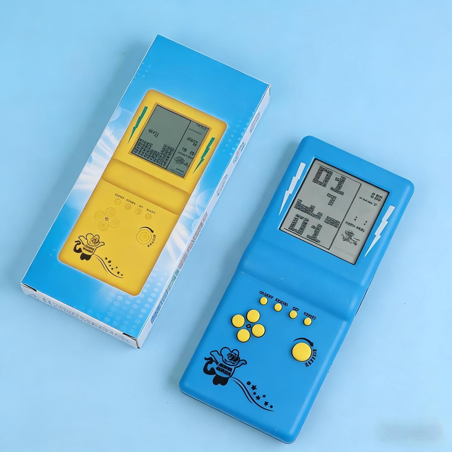 Console Tetris Classic, console portatile retrò con oltre 20 giochi integrati, schermo da 3,5 pollici - Blu - 2