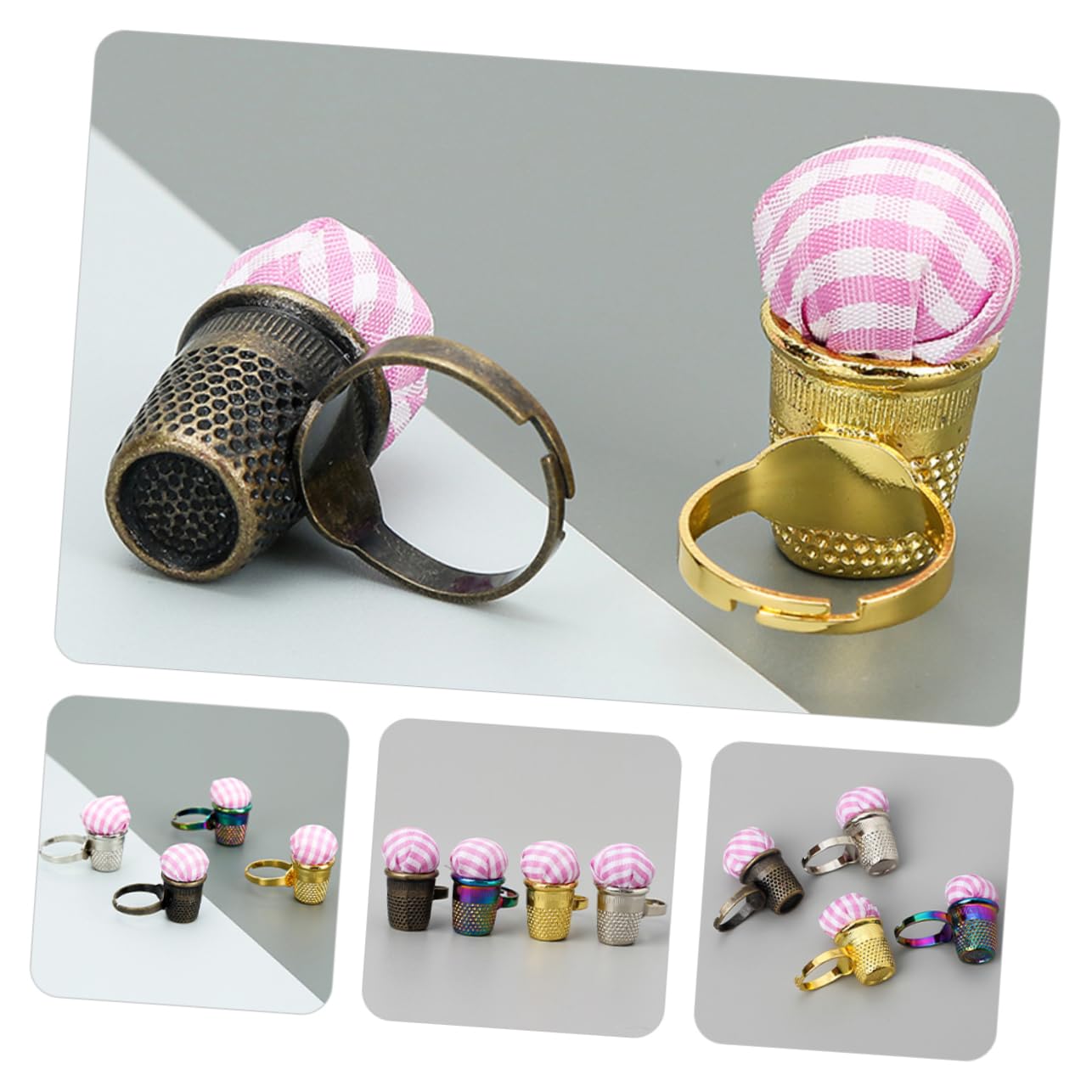 AUTSUPPL Sewing Pin Cushion Reusable Needle Holder for Hand Quilting Embroidery