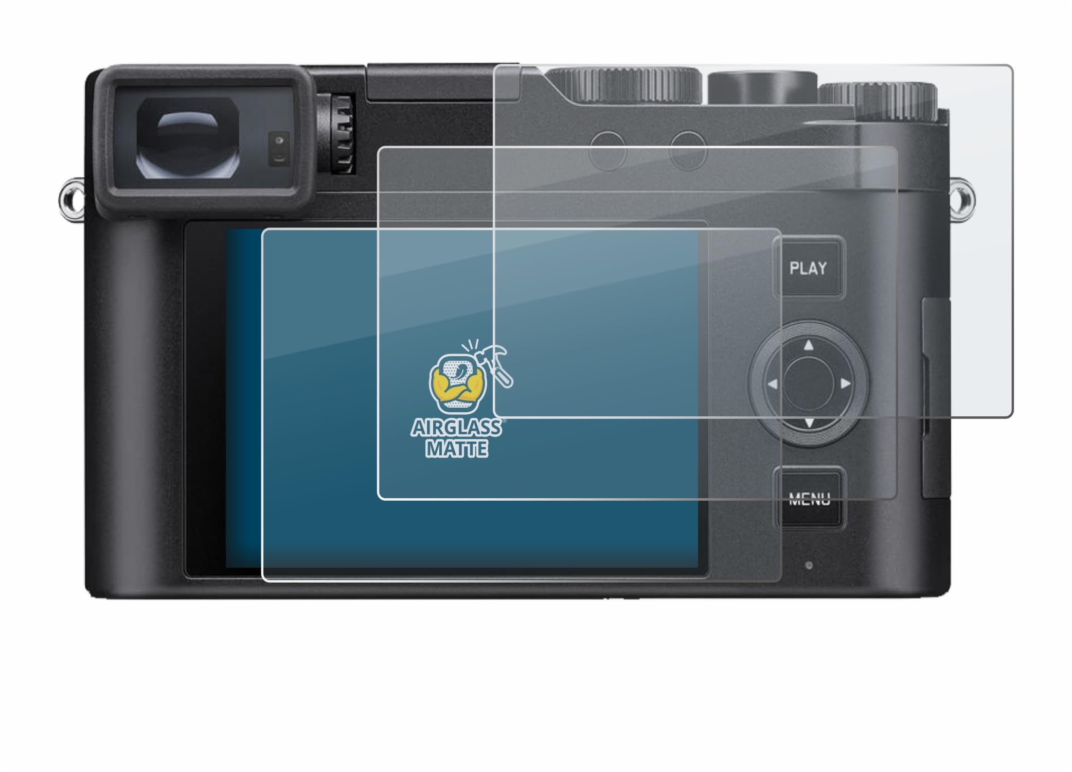 brotect Anti-Glare Glass Screen Protector Matte Compatible with Leica D-Lux 8 (3 Pack) - Anti-Scratch 9H Protection Film