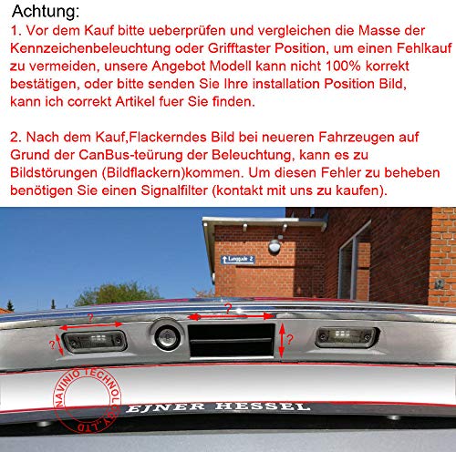 Waterproof High Definition Color License Plate Car Rear View Camera with Night Vision for Nissan Aqshqai/X-Trail/Geniss/Navara/Pathfinder Dualis/Citroen C4 C5/C-Triomphe/C-Quatre Hatchback - Image 4