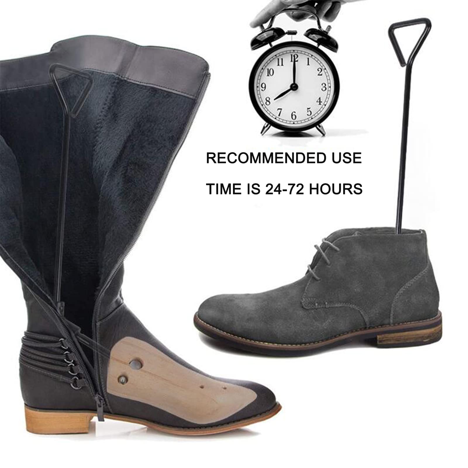 Schuhspanner aus Holz für Damen und Herren, für Stiefel, verstellbare stiefelbreite Füße, verstellbare und Anti-Falten-Schuhspanner, Schuhspanner für Damen