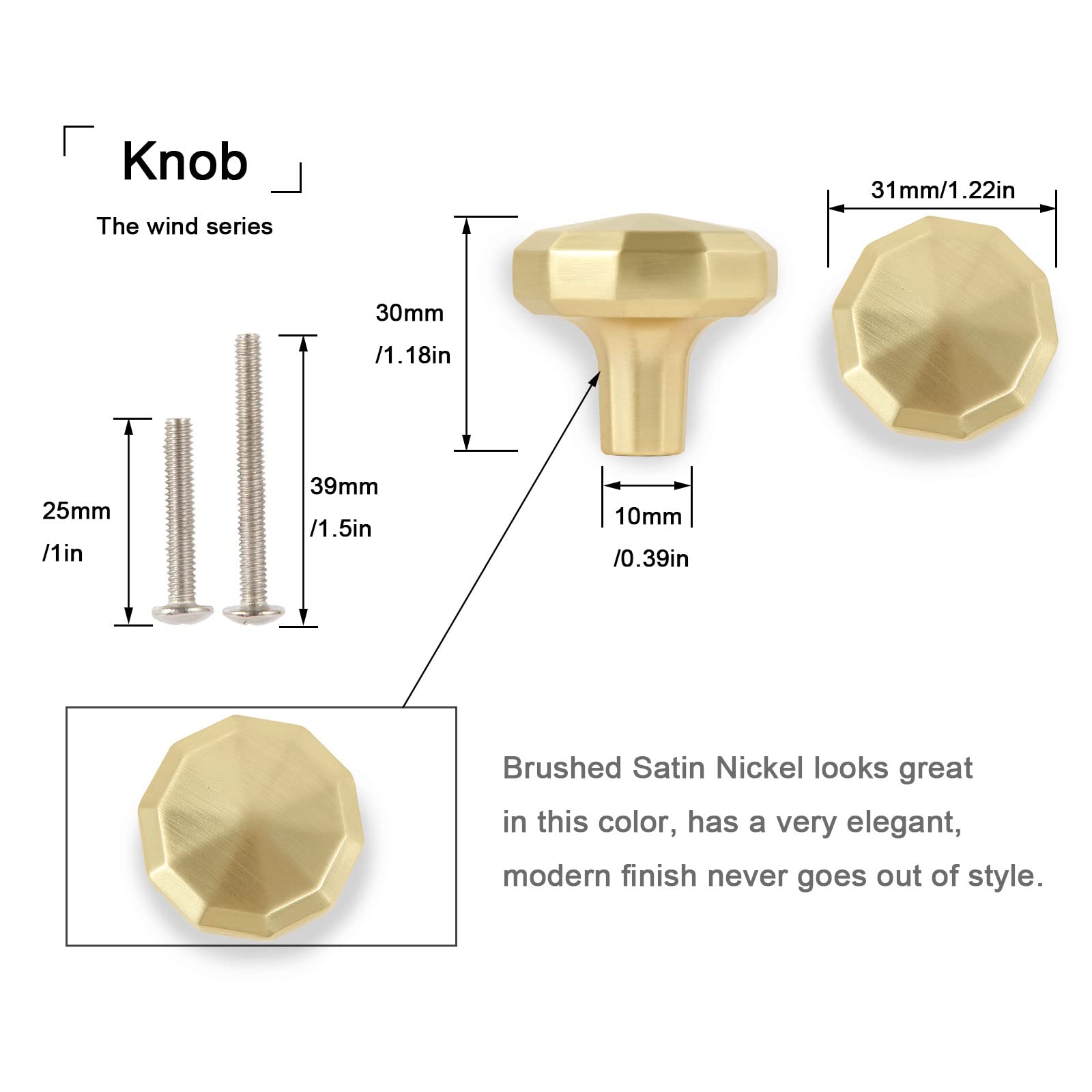 KHTUMEWARE-170174 Brushed Brass Cabinet Pulls CTC 10 in (256 mm) 10-Pack in Brushed Brass — KHTUMEWARE