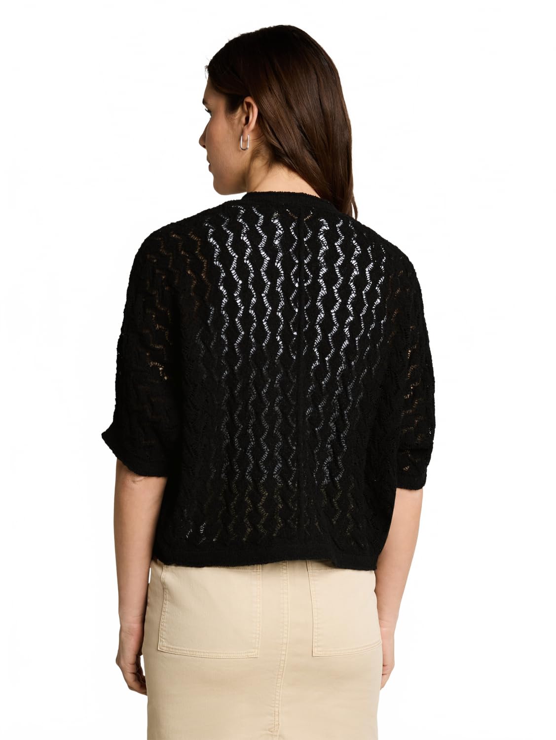 Tom Tailor Damen 1051358 Oversize Bolero Cardigan