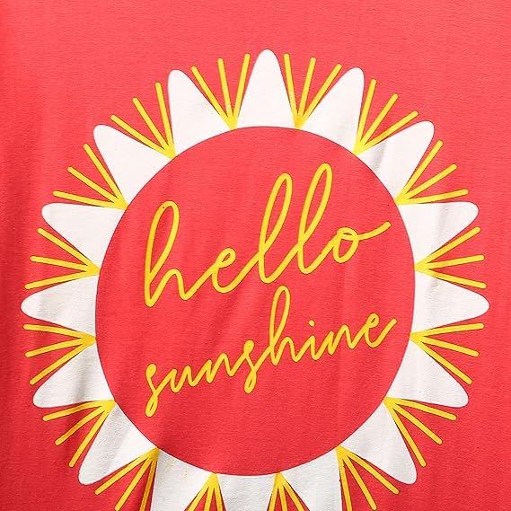 Image of Clotth Theory Girls Super Combed Cotton Regular Fit Round Neck Printed Short Sleeve Tshirt -Combo Pack of 3