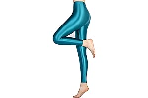 YLYB Women's Shiny Leggings: Glossy Tights for Yoga, Fitness, and Beyond