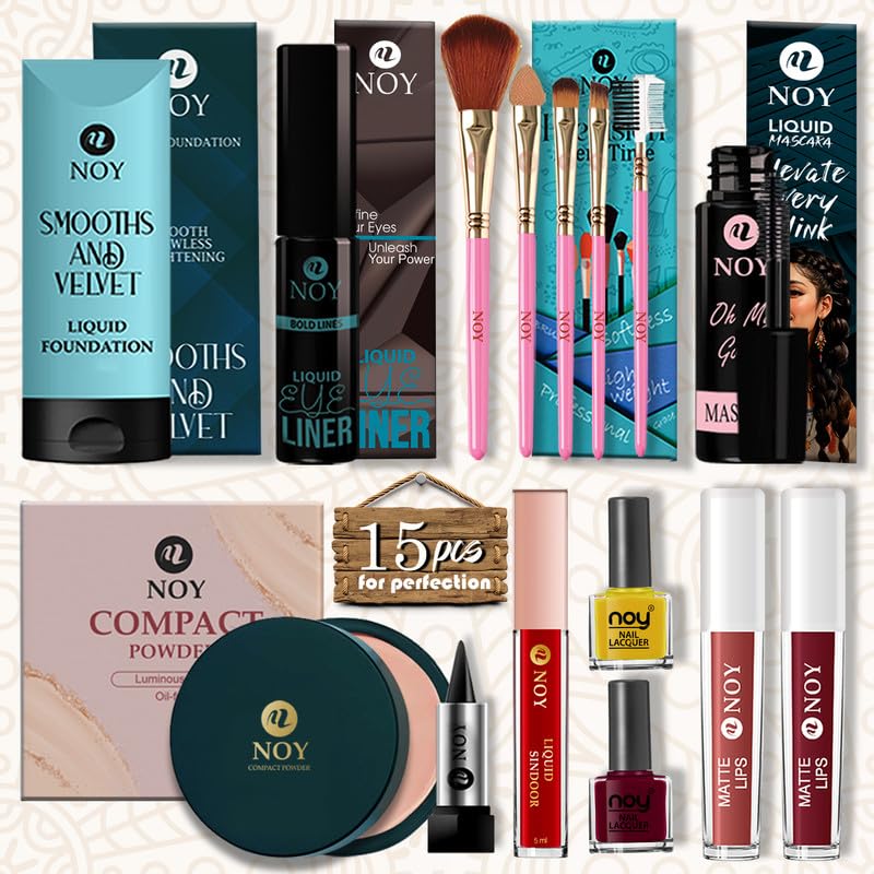 NOY Full Set Makeup Kit For Girls Easy-To-Use Makeup For Girls Womens Gift Box #Ny1-image-11