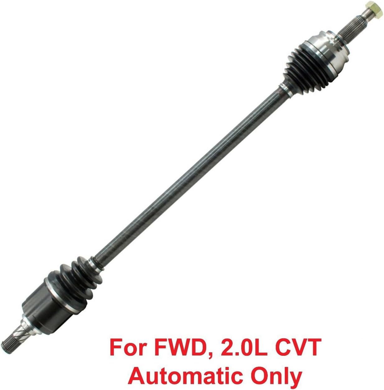 DTA MI2852 Front Right - New Premium CV Axle (Drive Axle Assembly) Compatible with 2008-2011 Mitsubishi Lancer FWD CVT Trans Only