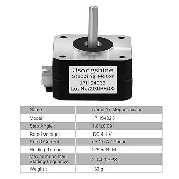Amazon.co.jp: Usongshine Nema 17 ステッピングモーター
