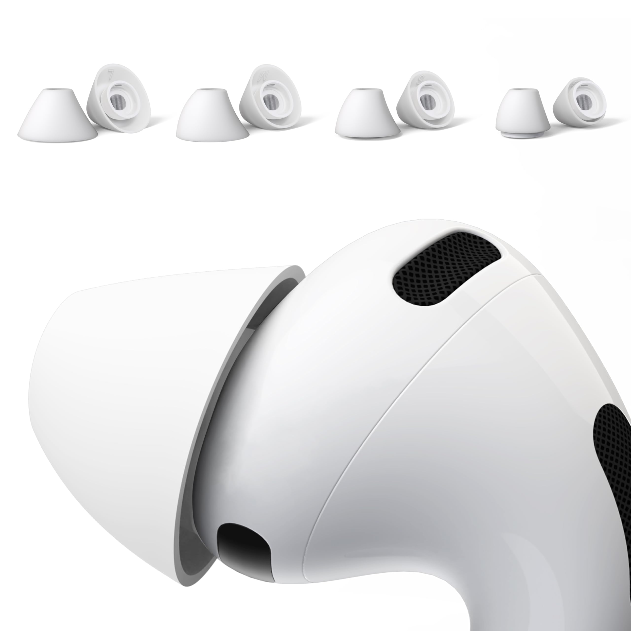 Amazon | AirPods Pro 3用イヤーチップ 4組 [痛みを和らげる] [ケース