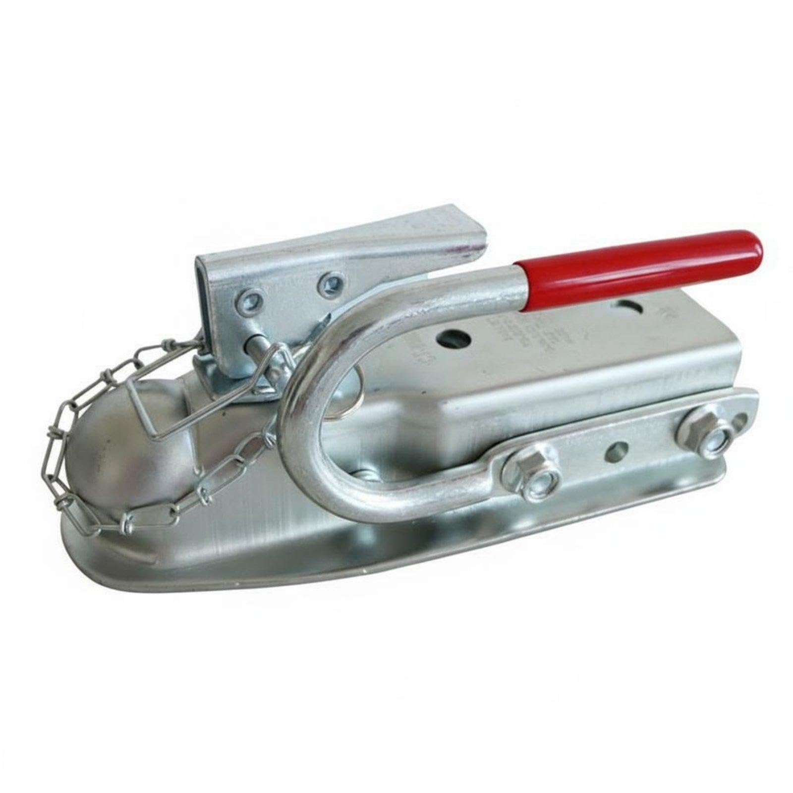 Trailer Hitch Coupler Heavy Duty Trailer Drawbar Coupler High Strength Towing Equipment 2x2-5 Coupler W-image-44