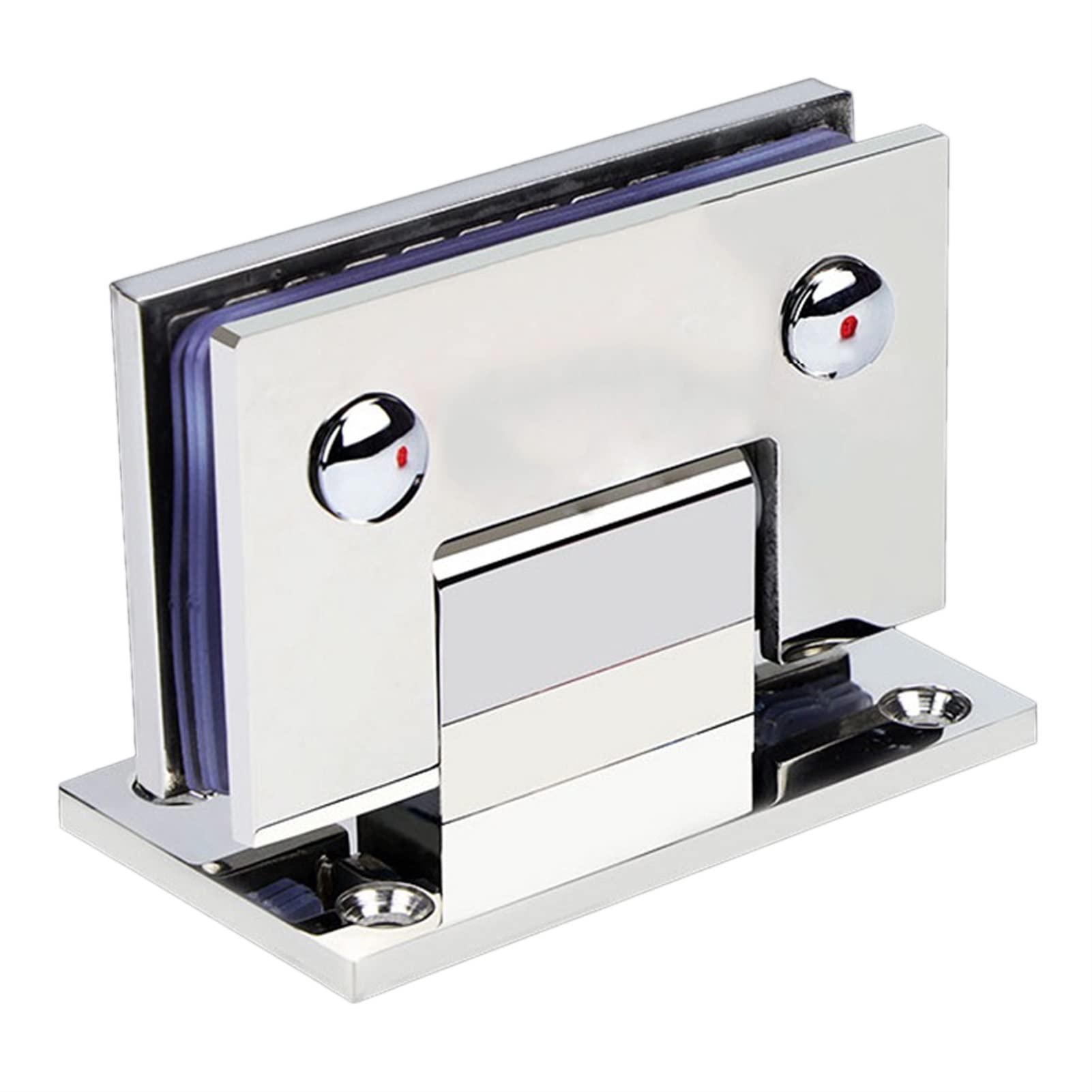 Charnière de porte en verre 90° en acier inoxydable pour douche sans cadre 8-12 mm