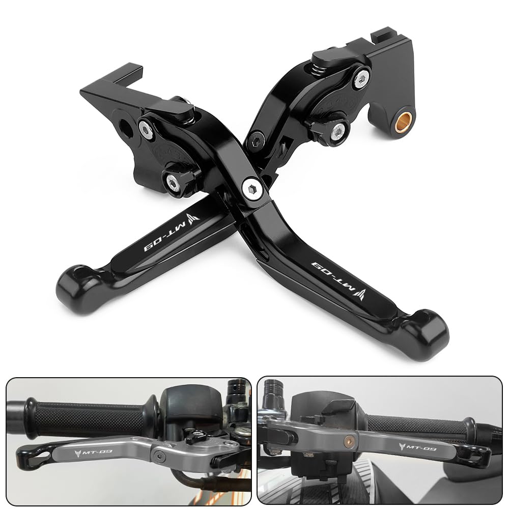 Compatibile MT09 MT-09 Tracer 2015-2020 Leva Freno e Frizione - Regolabile Leva Frizione Moto Accessori Set Leve