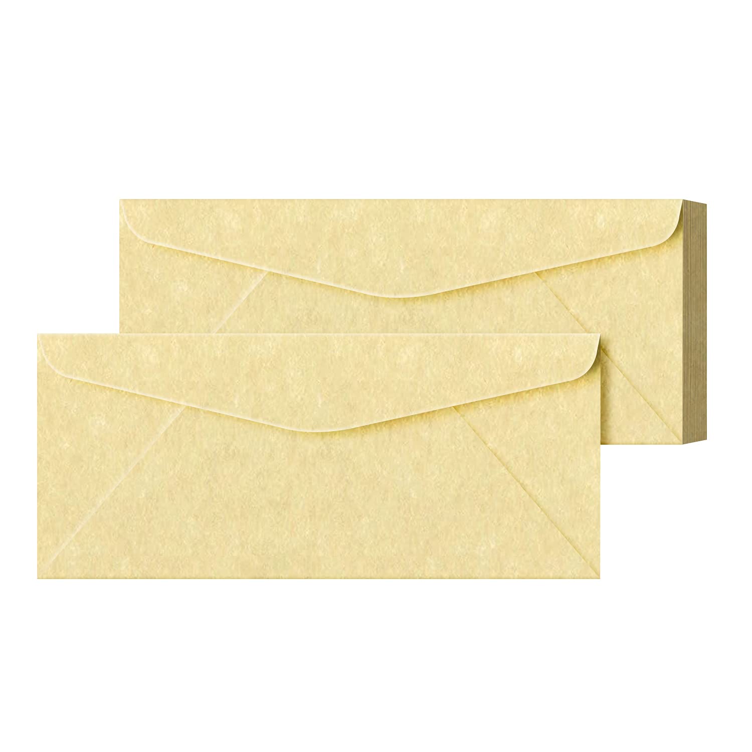 Ancient Gold #10 Parchment Business Envelopes – Perfect for Wedding Invitations, Greetings, Holidays, Office, Invoices, Letters, Mailings | Thick and