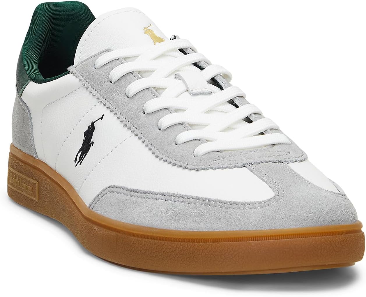 Polo Ralph Lauren Mens Bedford Leather-Suede Sneaker - Image 2