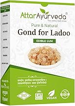 Attar Ayurveda Edible Gond for Laddu 250 grams | Babul Gond for Ladoo | Edible gum | 100% Natural, No Preservatives (250 grams)