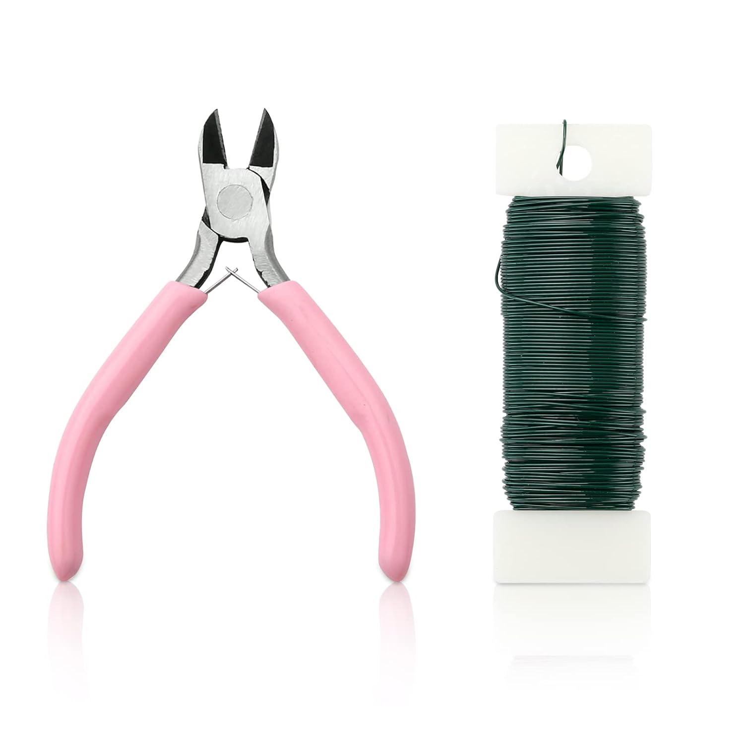 Florist Wire Floral Arrangement Kit 2Pcs Green Floral Stem Paddle Wire