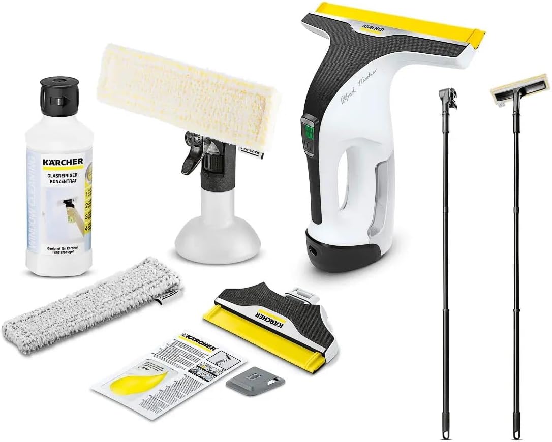 Kärcher Akku Fenstersauger Kwi 1 An Kärcher Akku-Fenstersauger WV 7 Signature Line Adv mit Verlängerungsset