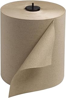 Tork 290088 Universal Single-Ply Hand Roll Towel, Natural, Pack of 6