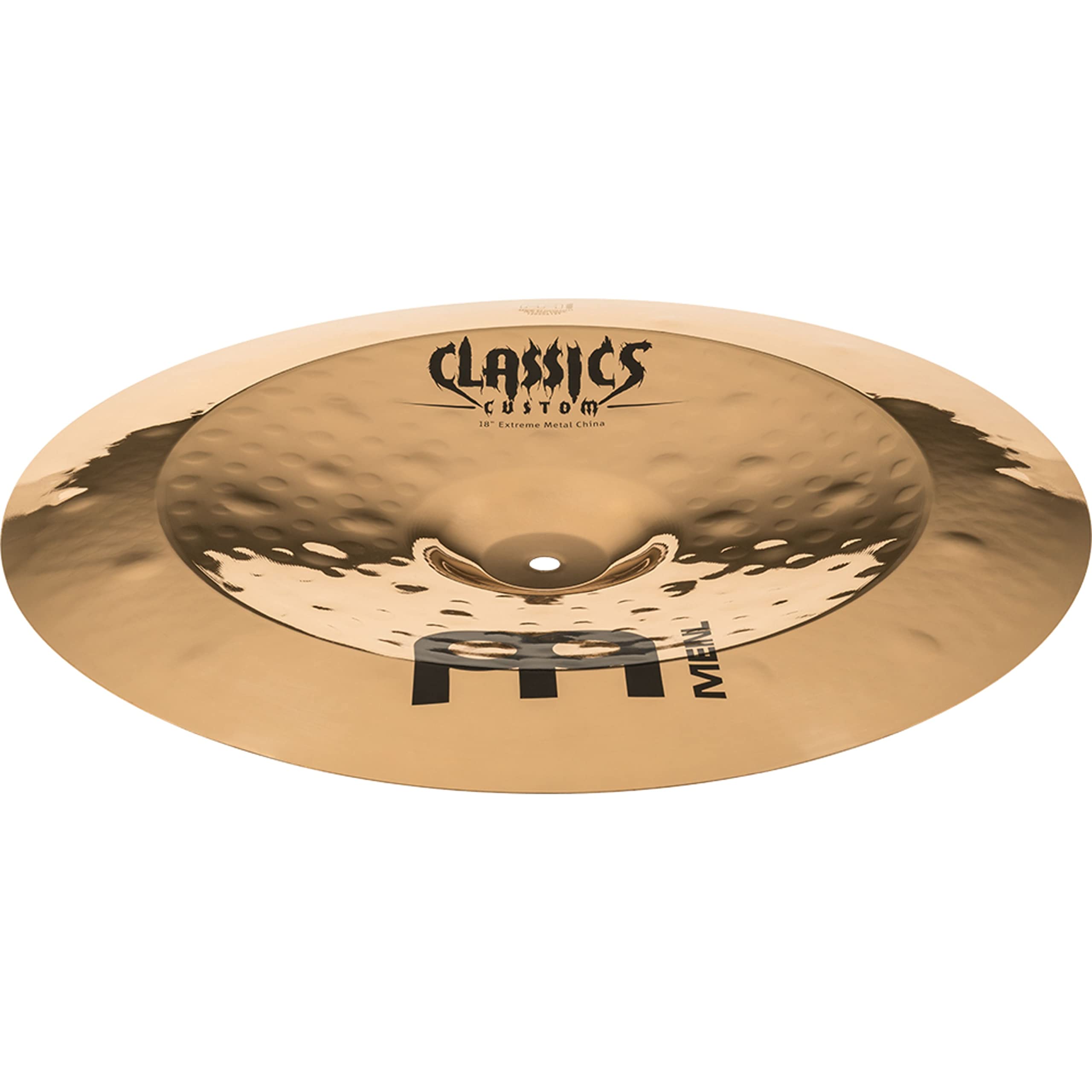 Meinl Cymbals Classics Custom Extreme Metal Piatto China 18 pollici (45,72cm) per Batteria - Bronzo B12, Finitura Brillante, Prodotto in Germania (CC18EMCH-B)
