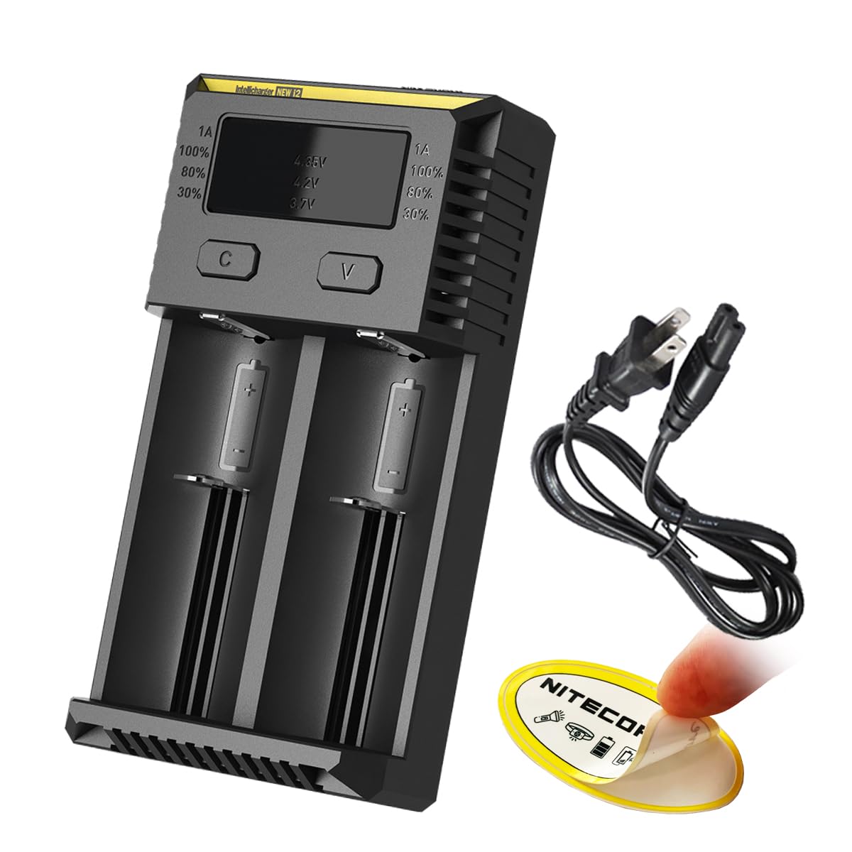 Nitecore i2 Two-Channel Universal Charger for 18650 16340 AAA AA Li-Ion/NiMH Battery-image-11