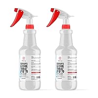 Vista 18 de Alcohol isopropílico (IPA) 70% – Grado USP – Botella de spray de cuarto de galón, paquete de 4 (128 onzas líquidas en total) – Alcohol para frotar