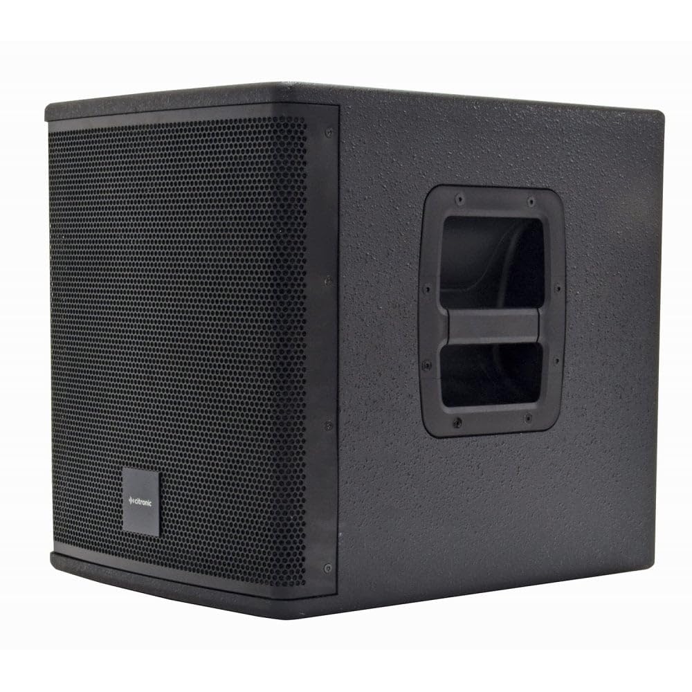 Citronic 10"" 300W Passive Subwoofer Bass Bin Cabinet DJ Disco Club CASA-10B