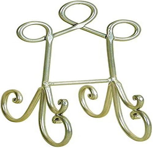 Deco 79 en métal Chevalet 10 par 12,7 cm, Argent et Vert