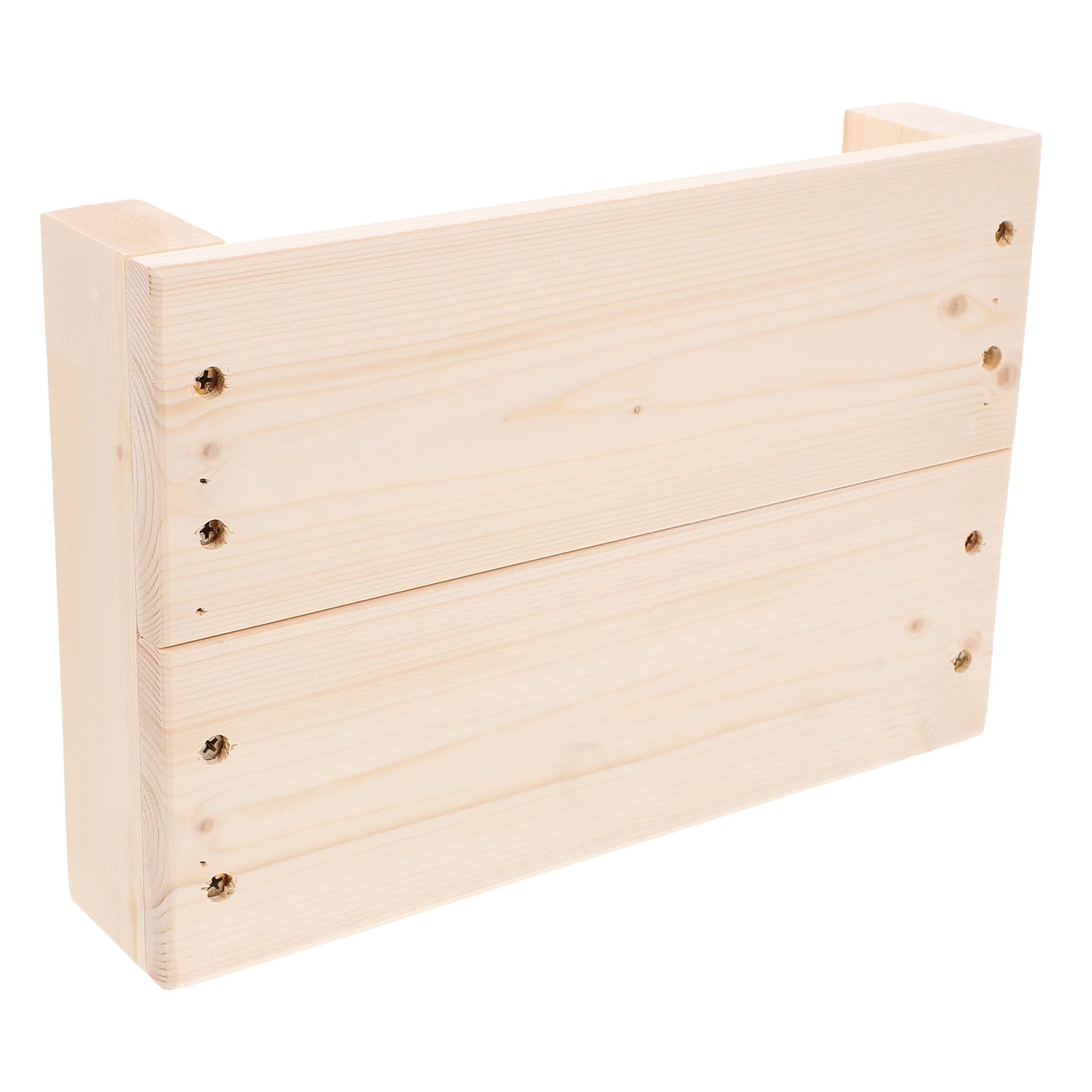 Plataforma de Madera 30X20X6Cm para Adultos y, Taburete Compacto para Subir y Bajar Camas, Uso en Oficina, Baño y Exteriores