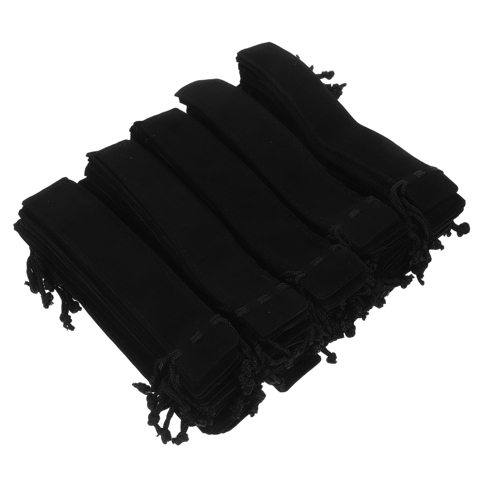 Homoyoyo Astuccio per Penne in Velluto Nero 100 Pezzi, Custodia per Penna | Decorazioni Scuola, Sacchetti per Penne Regalo, per Penna Stilografica e Articoli di Cancelleria, Classic Elegante
