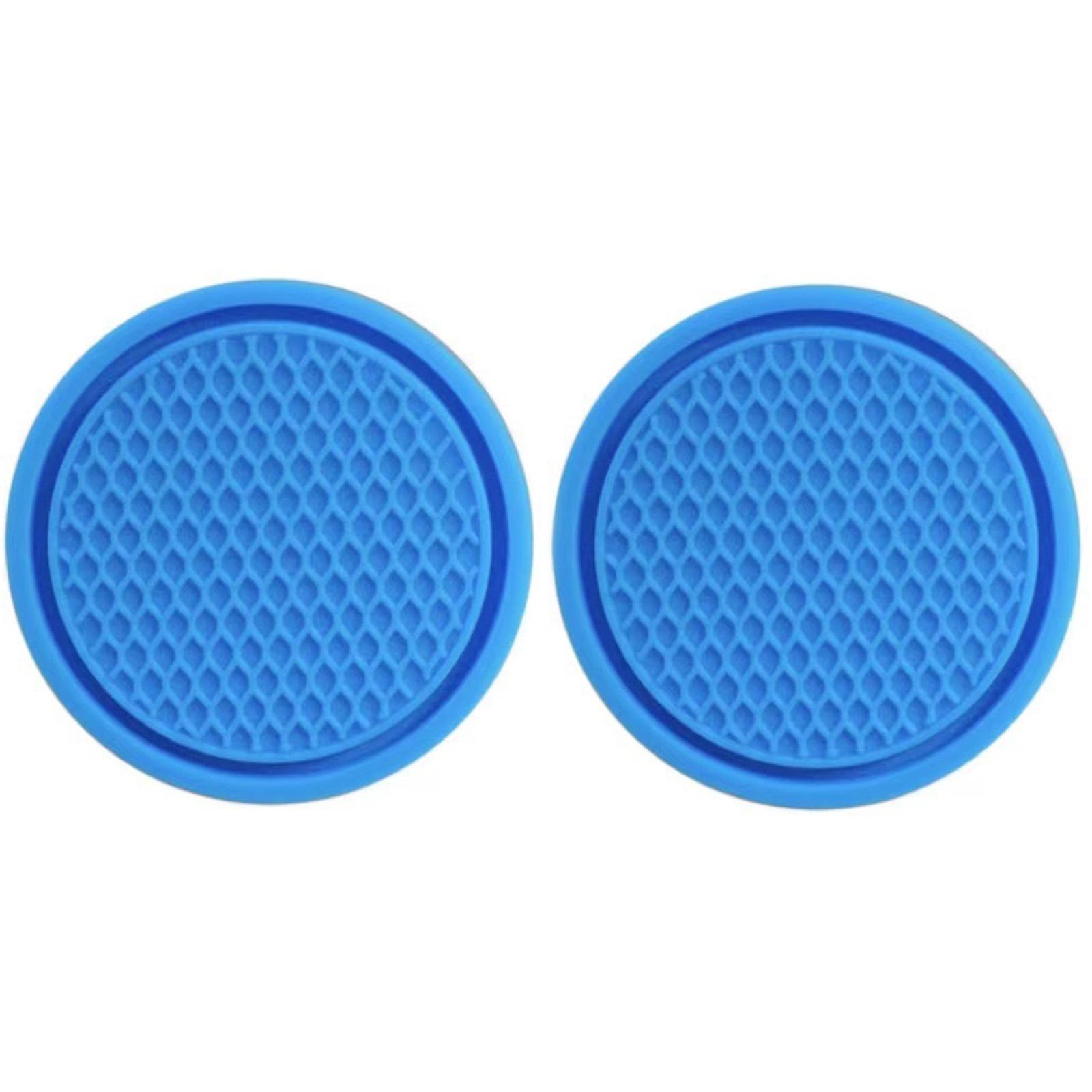 Of 2 Thickened PVC Automotive Drink Mats Cup Holders Coasters Pad for Secure Placement of Beverages in Moving Car Car Cup Coasters