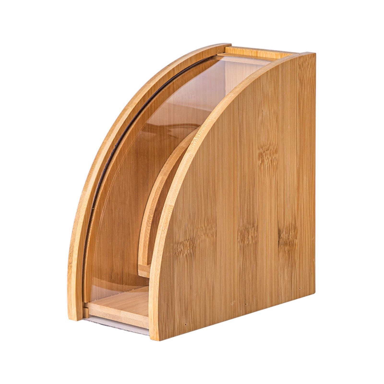 Kaffeefilter-Halter Kaffeefilterpapierhalter Aufbewahrungsbox Holz Filterpapierständer Ständer Home Cafe Herstellung von Kaffeezubehör Coffeware(14.1 * 8.2 * 15.2cm)