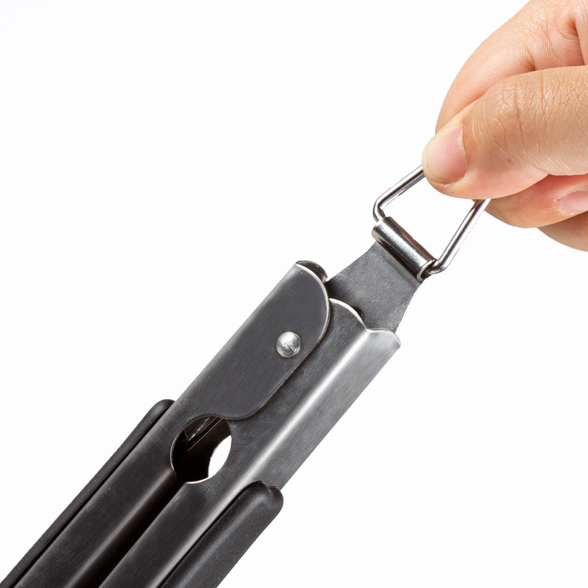 AKTIVE 63009 Ensemble d'Accessoires pour Barbecue 3 Pièces, Pinces, Spatule et Fourchette