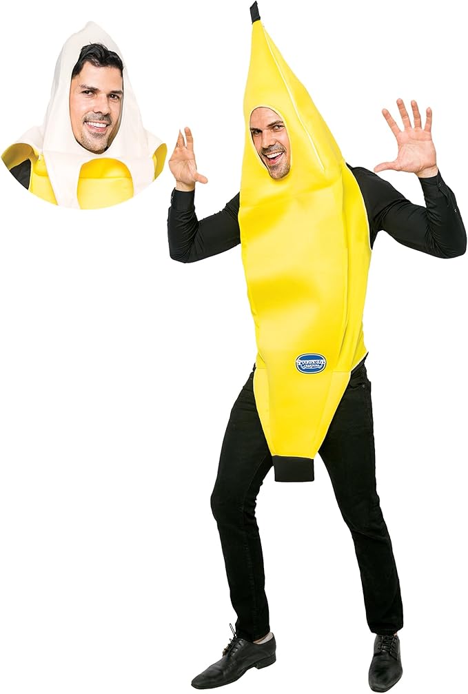 Spooktacular Creations Appealing Banana Costume Adult Deluxe Set