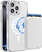 Vista 30 de Funda magnética para iPhone 12 Pro Max con cartera desmontable, compatible con MagSafe, soporte para tarjeta de crédito con funda protectora delgada