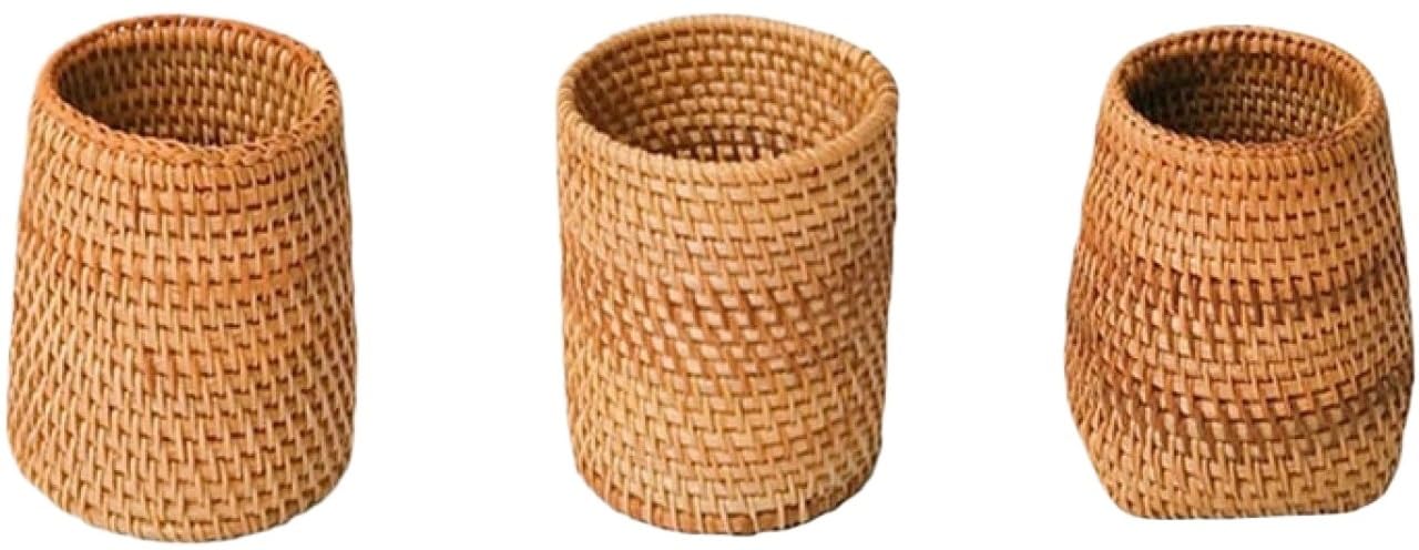 Paniers de rangement de table en rotin pour trier vos couverts