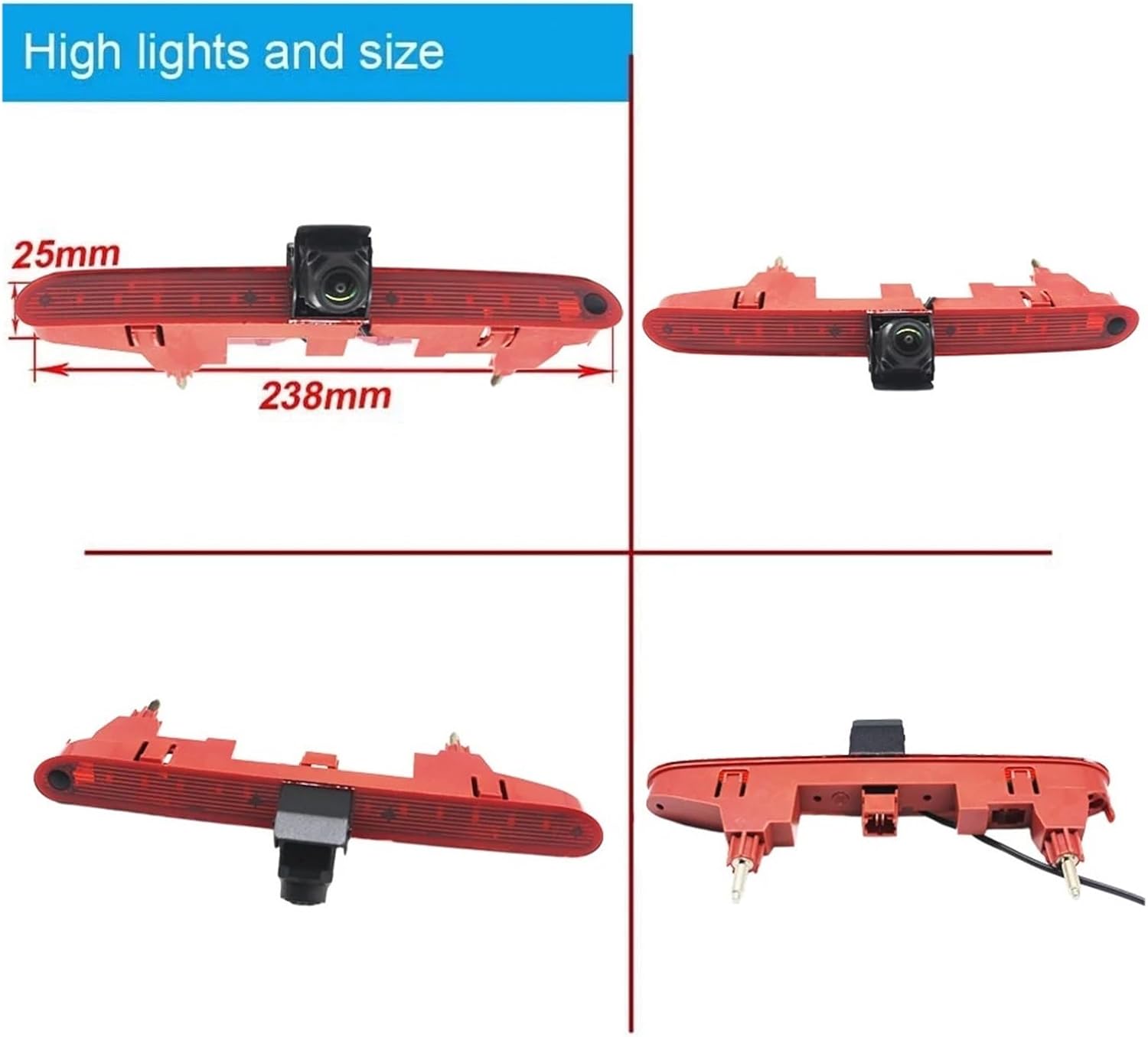 リア ビュー バックアップ カメラ 3RD ブレーキ ライト パーキング カメラ 適用: プジョー/PEUGEOT パートナー 2 ティピー リフター AL-KK-1494 AL バックアップ カメラ リア ビュー カメラ リア ビュー カメラ サード