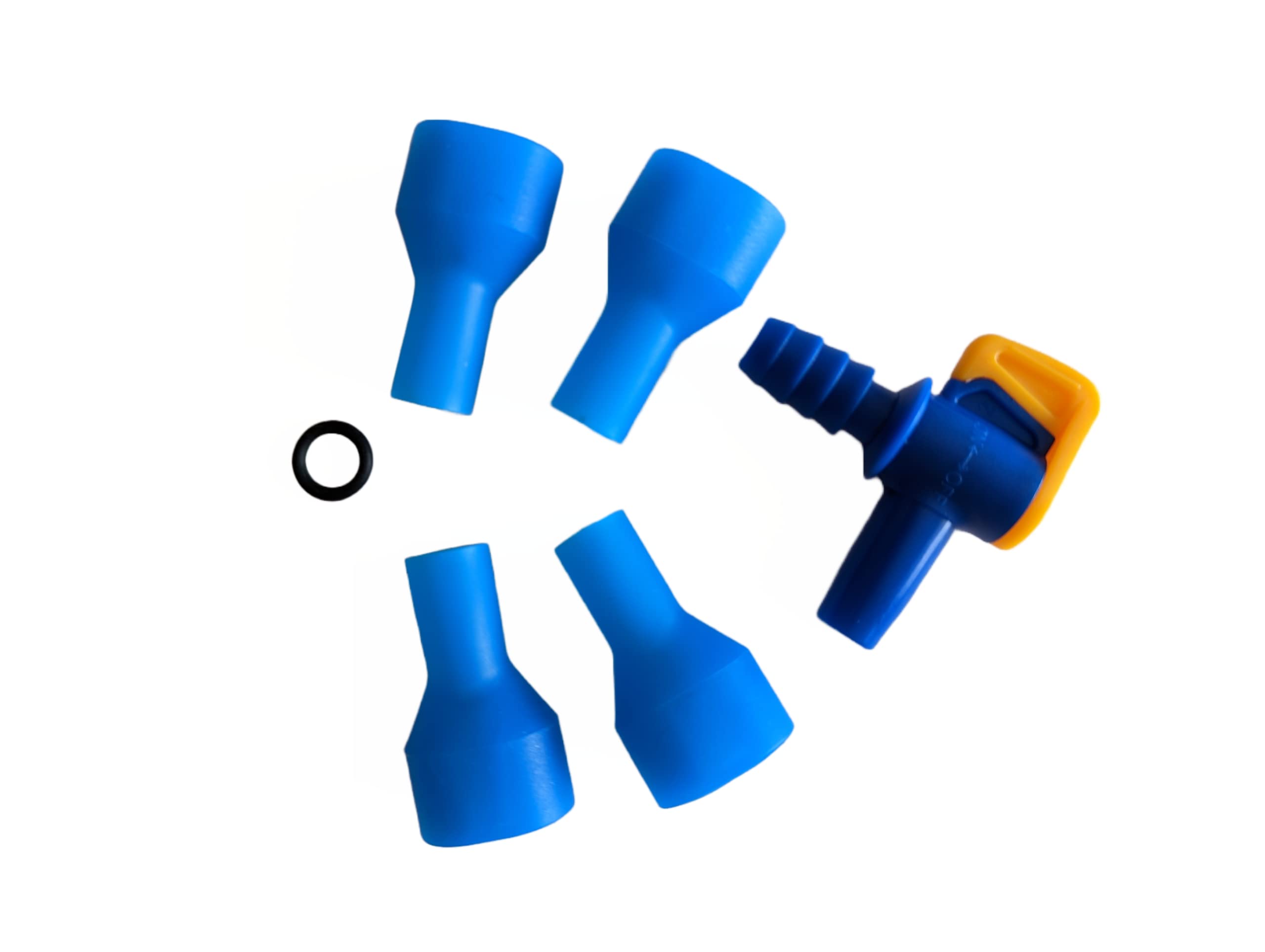 Replacement Hydration Drinking Tube with 4 Bite Valves and On/Off Valve
