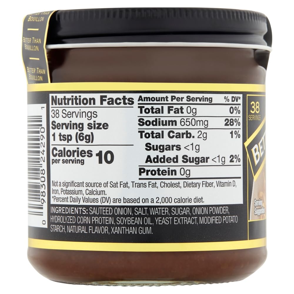 Better Than Bouillon Premium Base Paquete variado, 1 base de pollo asado, 1 base de carne asada, 1 base de ajo asado, 1 base de cebolla salteada, tarros de 8 onzas (paquete de 4)