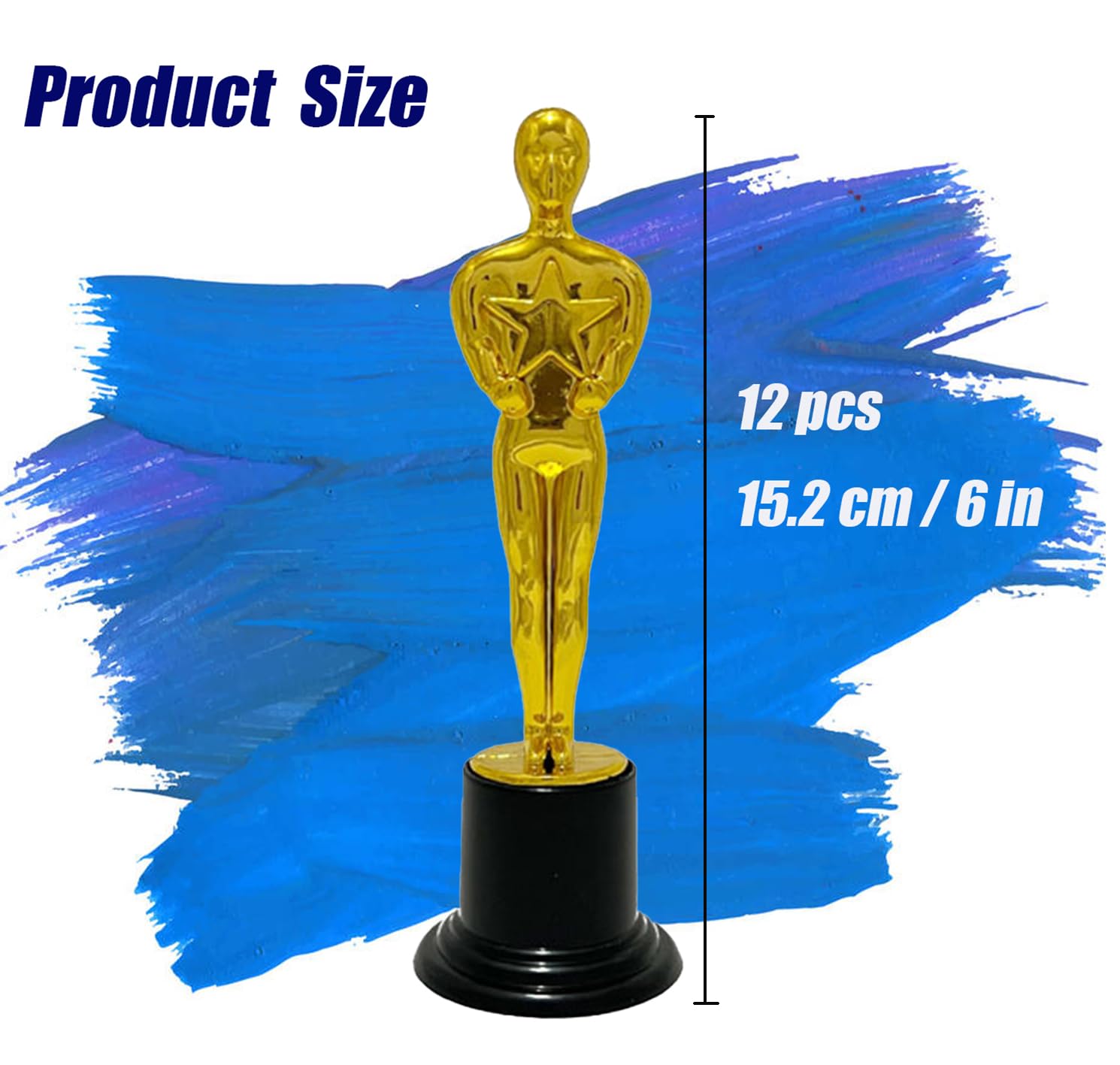 Trophée Football Sport Personnalisable pour Jeux Scolaires Compétitions 12pcs