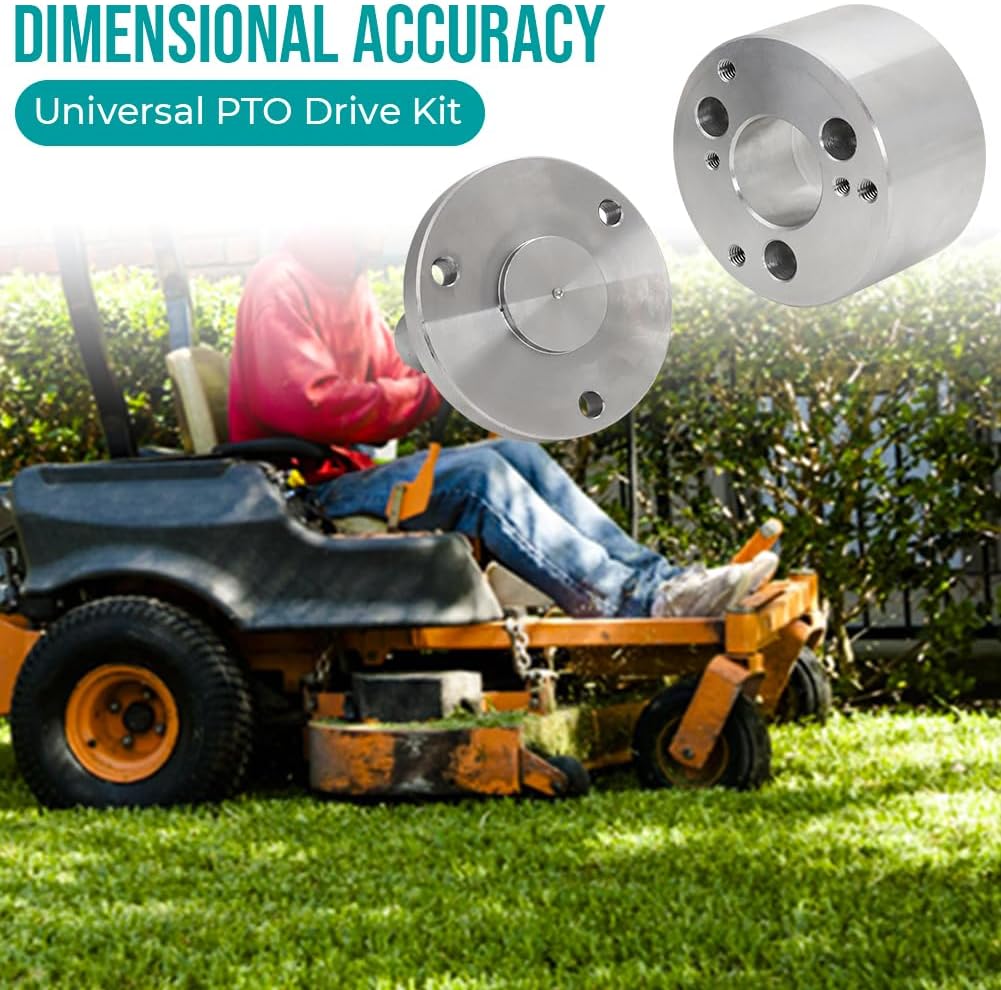 Flywheel PTO Drive Kit V-Twin Engine Adapter Coupler Universal Flywheel for Predator 670 Flywheel