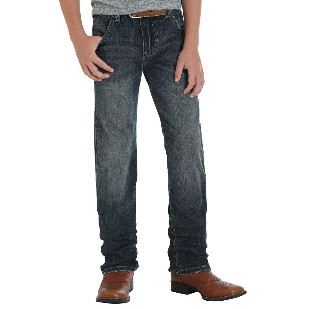 Wrangler Boys Retro Slim Fit Straight Leg Jean, Jerome, 7 Slim